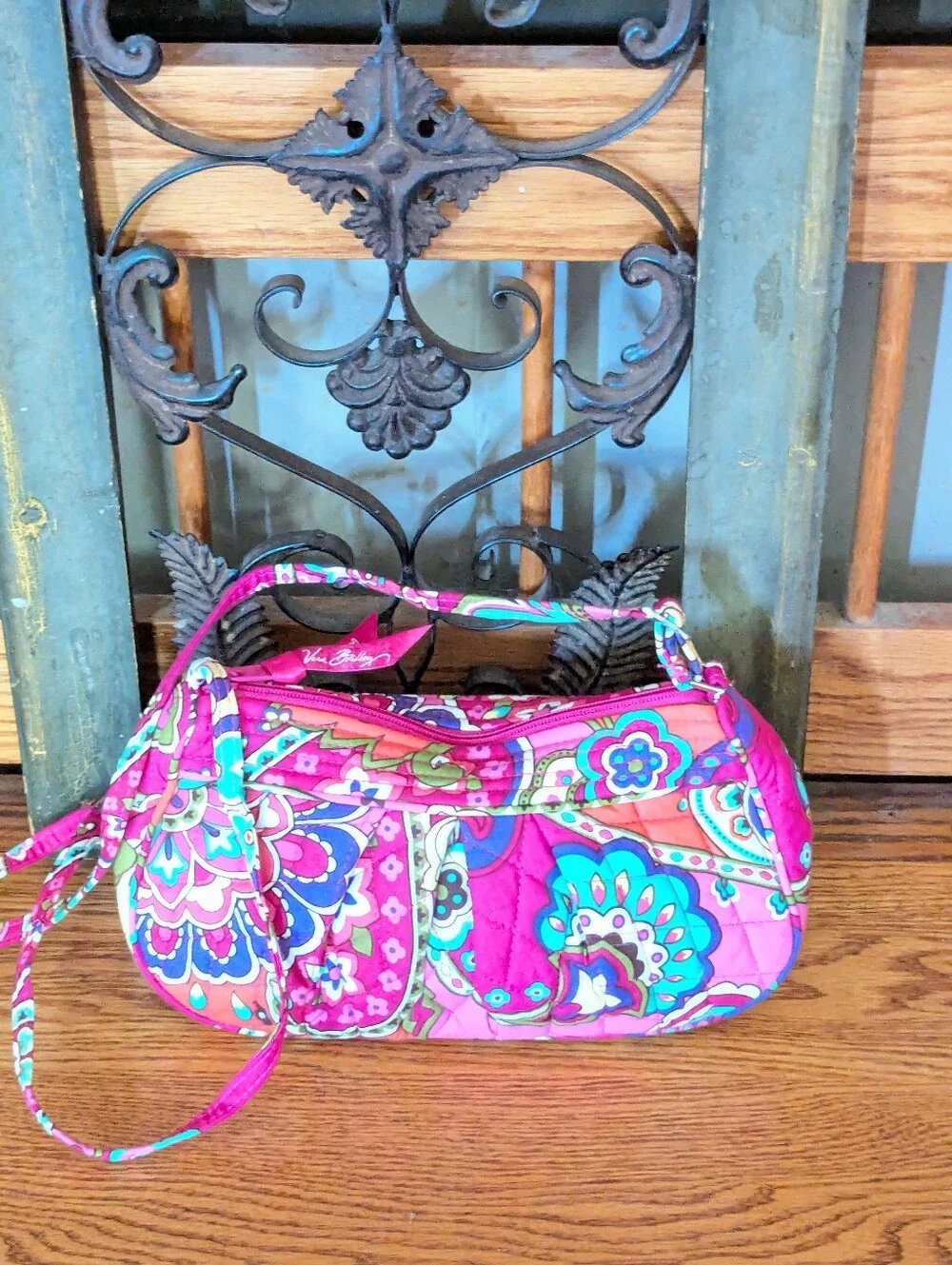 NWT Vera Bradley Pink Swirls Mini Crossbody Bag